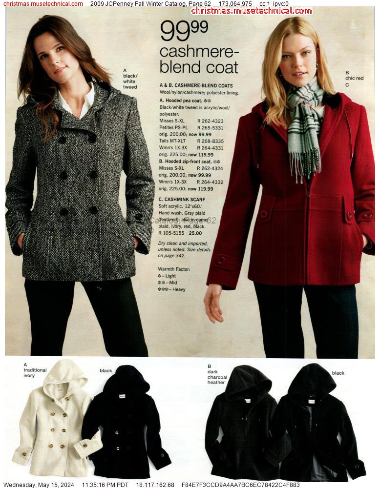 2009 JCPenney Fall Winter Catalog, Page 62