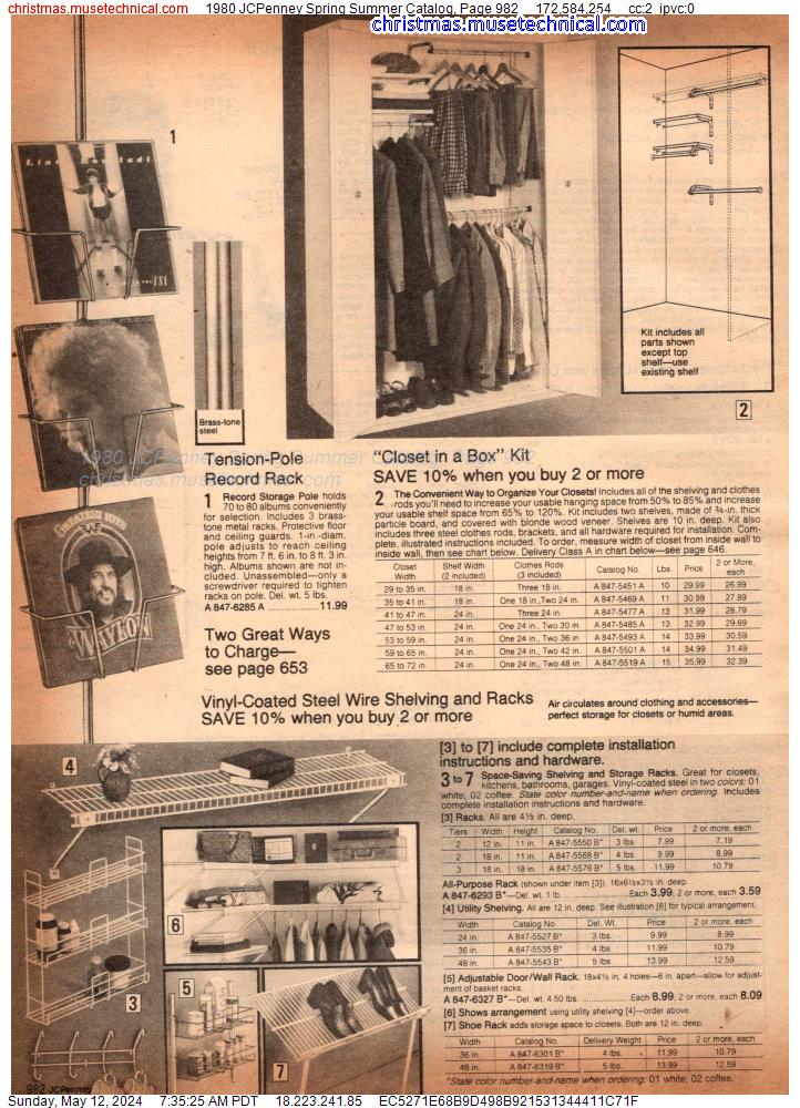 1980 JCPenney Spring Summer Catalog, Page 982