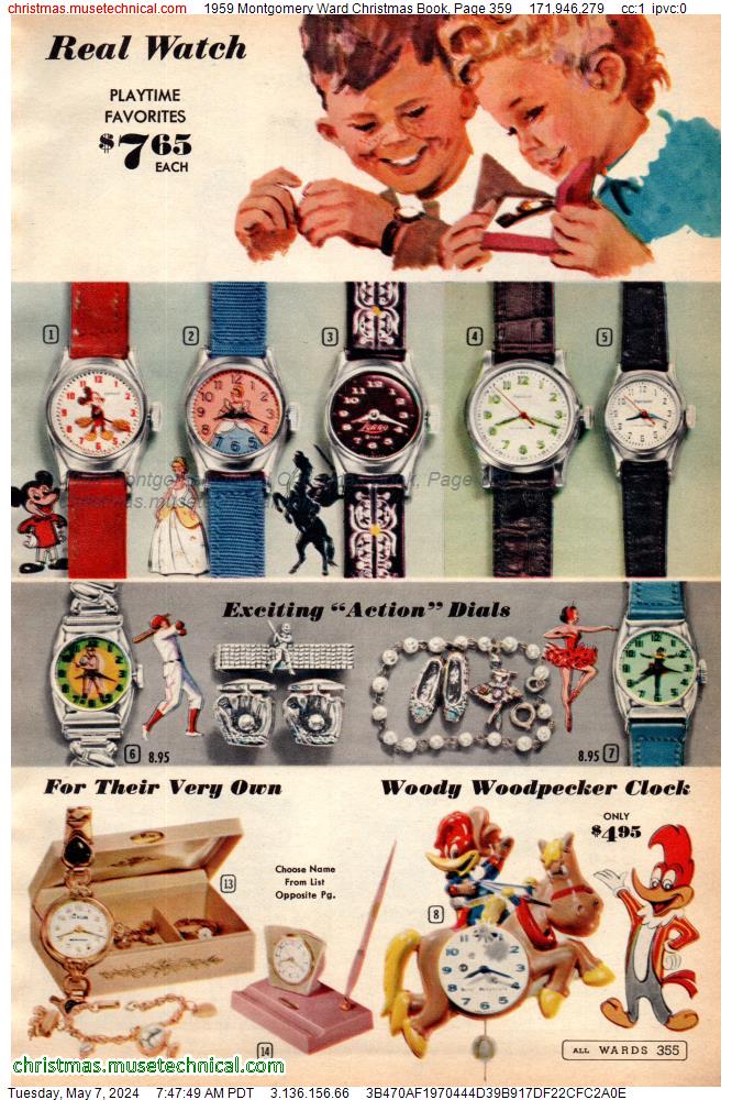 1959 Montgomery Ward Christmas Book, Page 359