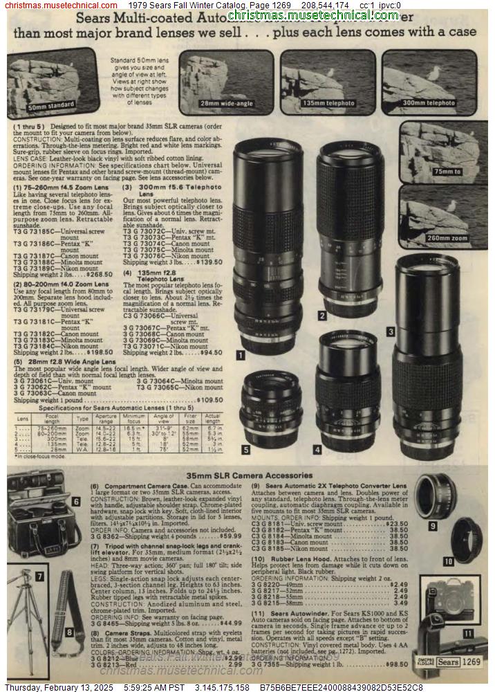 1979 Sears Fall Winter Catalog, Page 1269