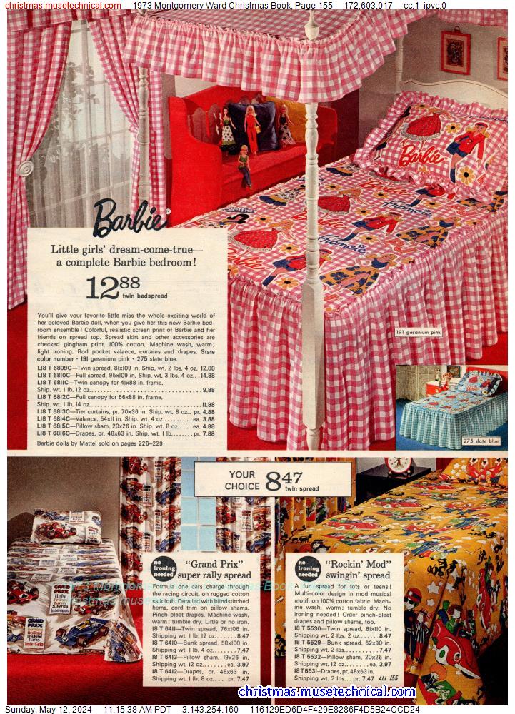 1973 Montgomery Ward Christmas Book, Page 155