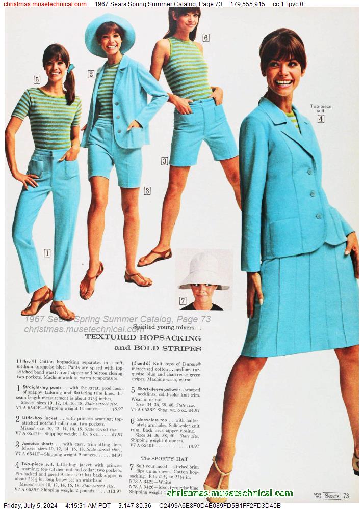1967 Sears Spring Summer Catalog, Page 73
