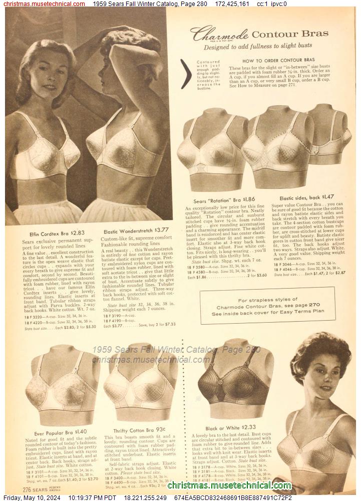 1959 Sears Fall Winter Catalog, Page 280