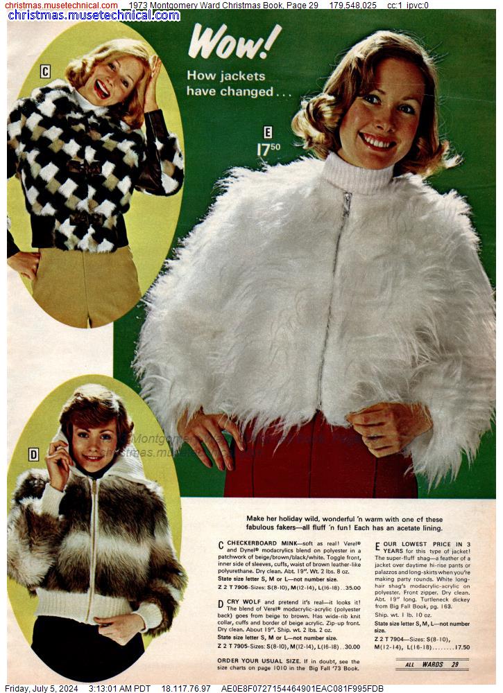 1973 Montgomery Ward Christmas Book, Page 29