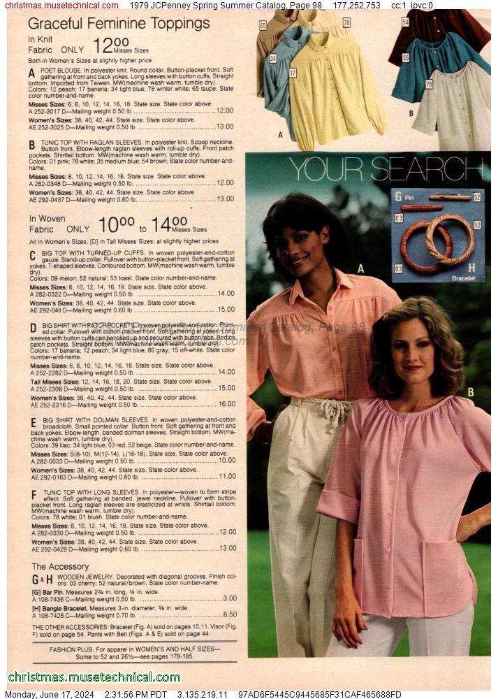 1979 JCPenney Spring Summer Catalog, Page 98
