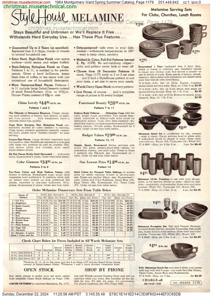 1964 Montgomery Ward Spring Summer Catalog, Page 1179