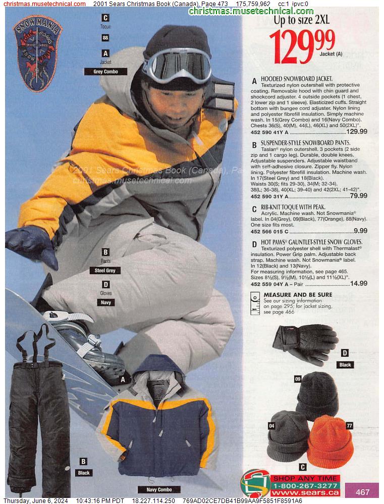 2001 Sears Christmas Book (Canada), Page 473