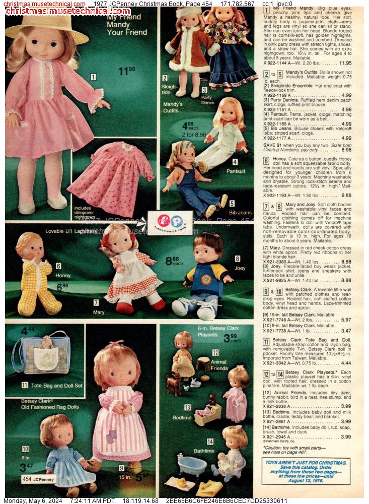 1977 JCPenney Christmas Book, Page 454