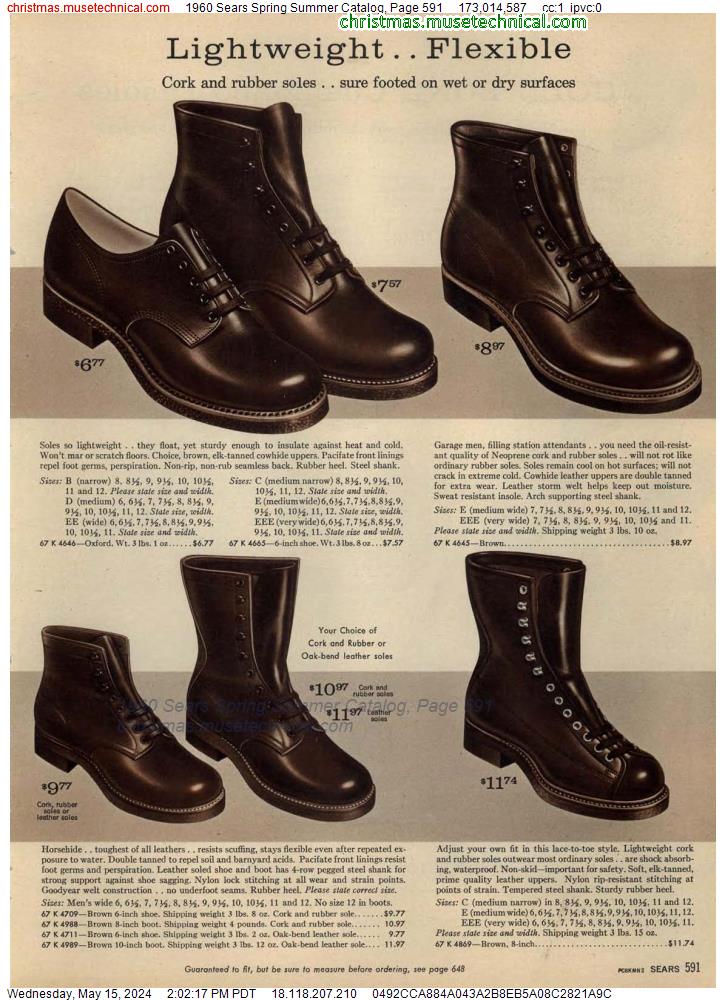 1960 Sears Spring Summer Catalog, Page 591