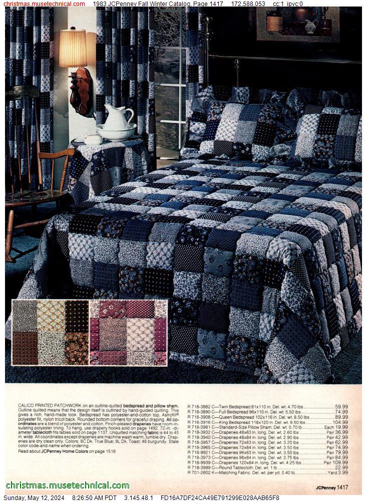 1983 JCPenney Fall Winter Catalog, Page 1417