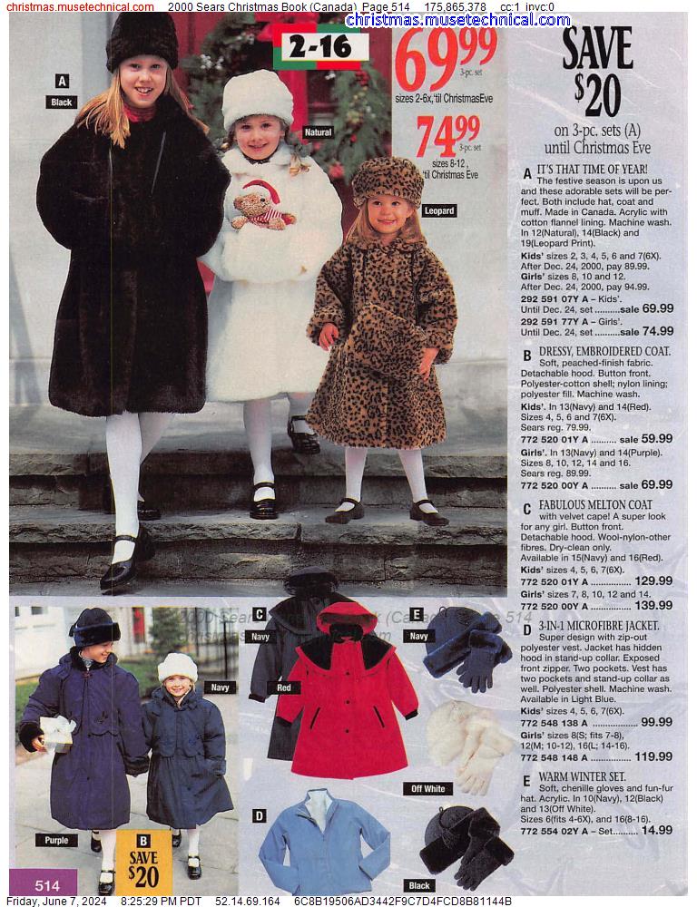 2000 Sears Christmas Book (Canada), Page 514