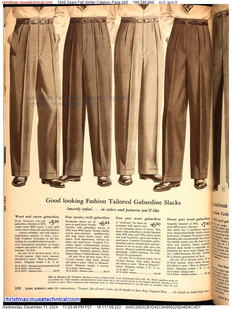 1946 Sears Fall Winter Catalog, Page 460