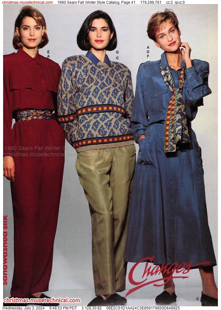 1990 Sears Fall Winter Style Catalog, Page 41