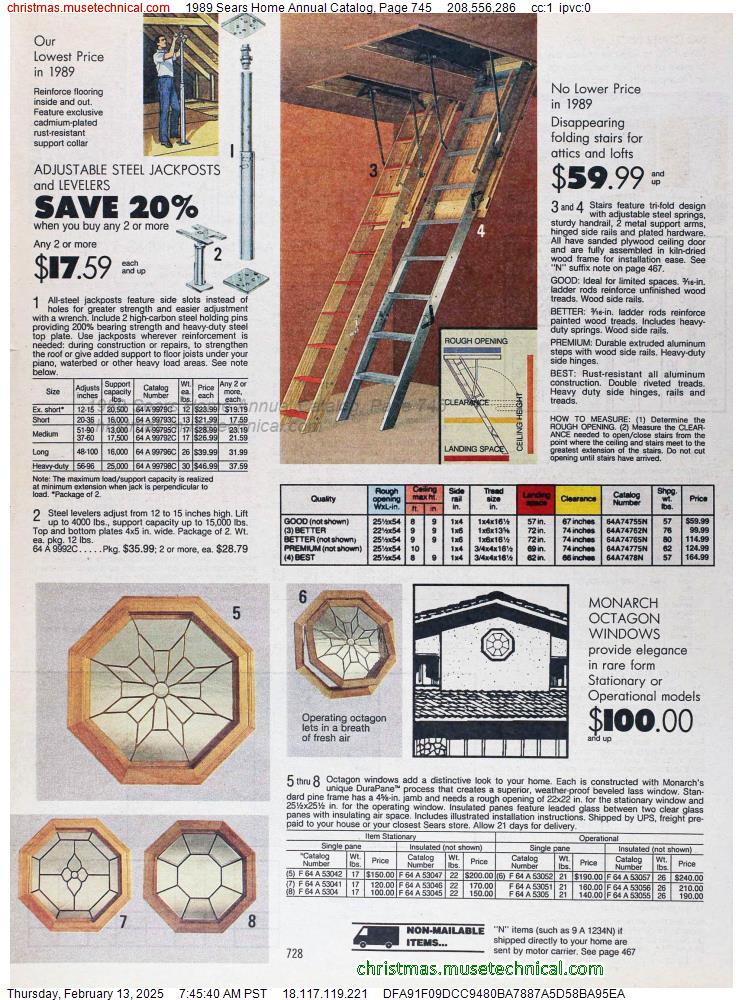 1989 Sears Home Annual Catalog, Page 745