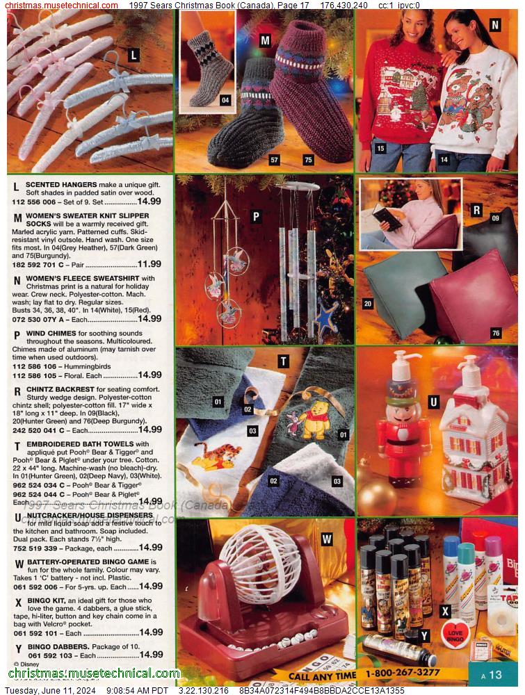 1997 Sears Christmas Book (Canada), Page 17