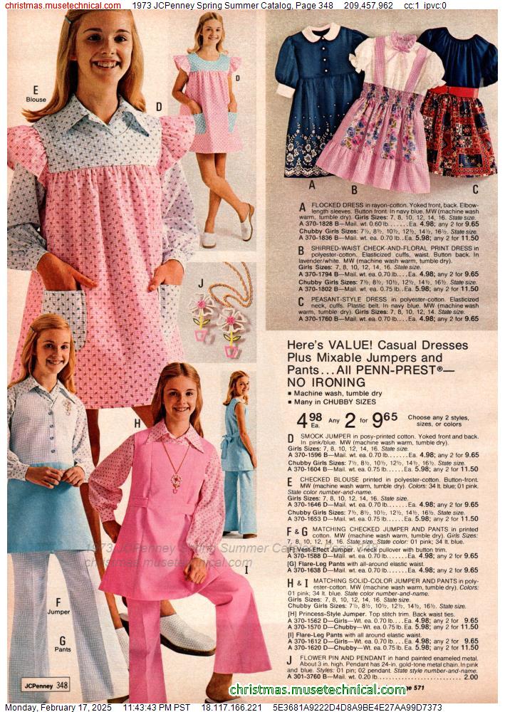 1973 JCPenney Spring Summer Catalog, Page 348