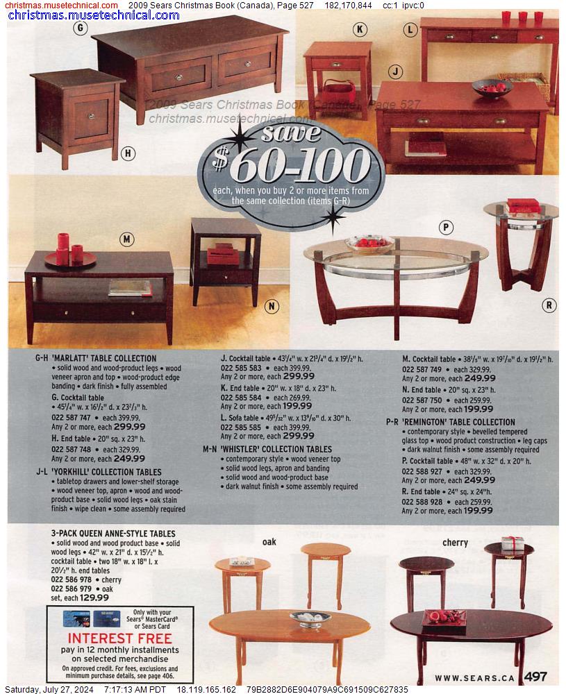 2009 Sears Christmas Book (Canada), Page 527