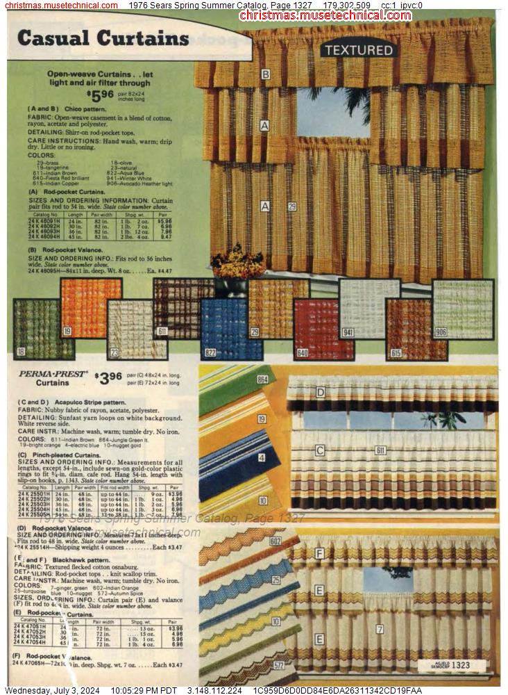 1976 Sears Spring Summer Catalog, Page 1327
