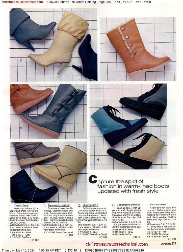1984 JCPenney Fall Winter Catalog, Page 265