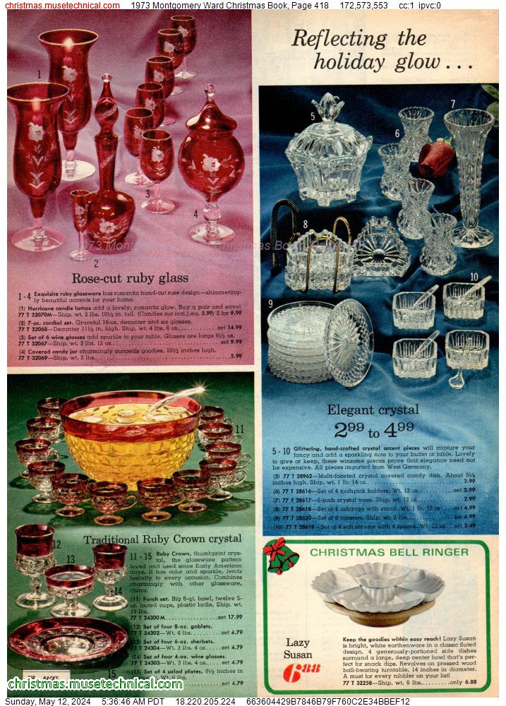 1973 Montgomery Ward Christmas Book, Page 418