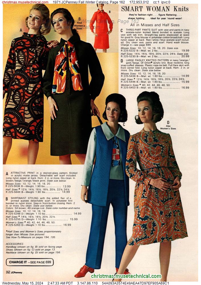 1971 JCPenney Fall Winter Catalog, Page 162
