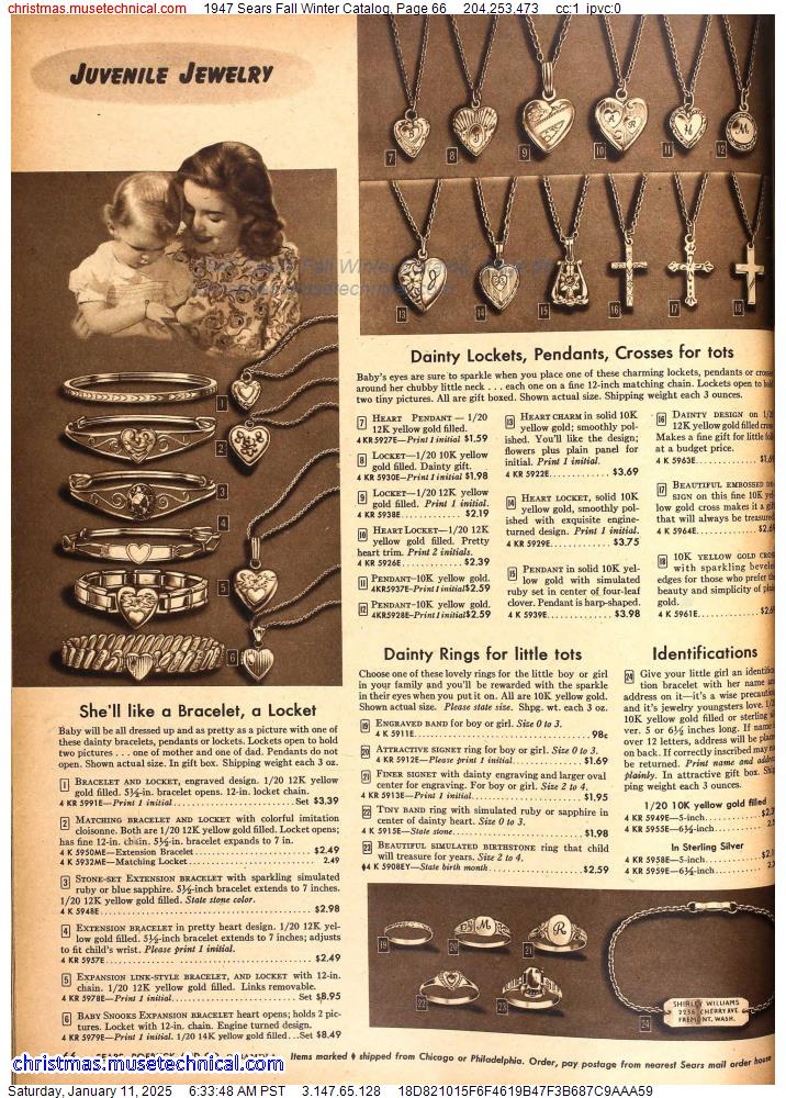 1947 Sears Fall Winter Catalog, Page 66