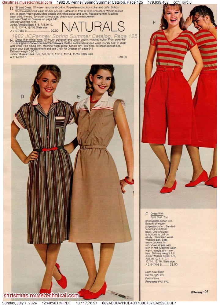 1982 JCPenney Spring Summer Catalog, Page 125