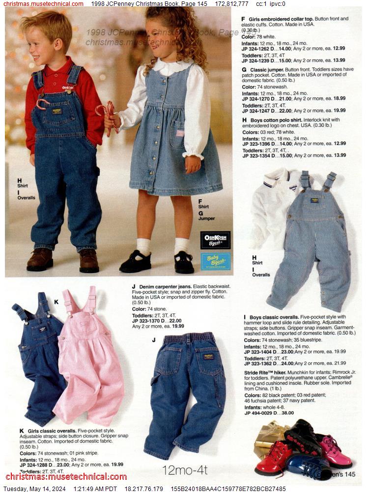 1998 JCPenney Christmas Book, Page 145