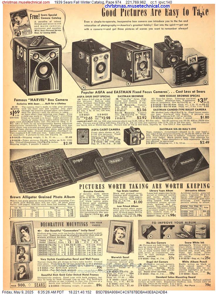 1939 Sears Fall Winter Catalog, Page 974