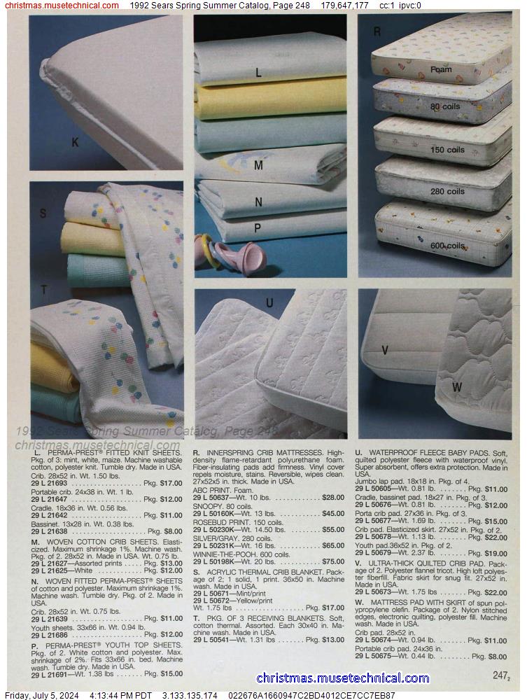 1992 Sears Spring Summer Catalog, Page 248