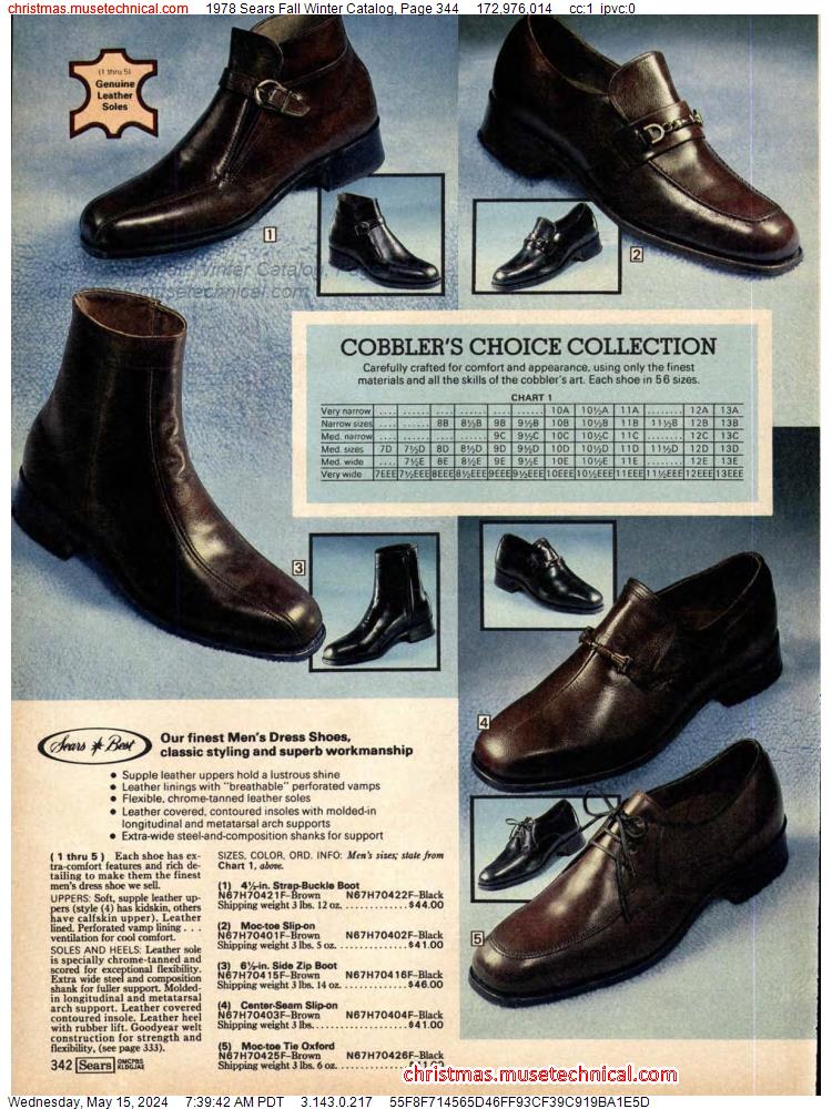 1978 Sears Fall Winter Catalog, Page 344