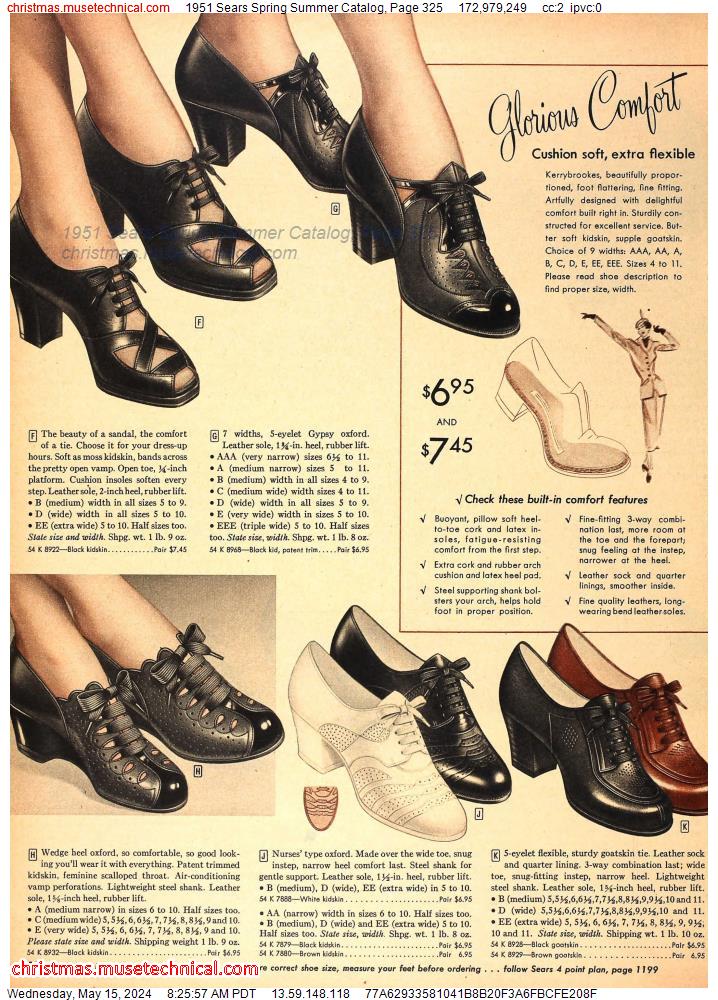 1951 Sears Spring Summer Catalog, Page 325