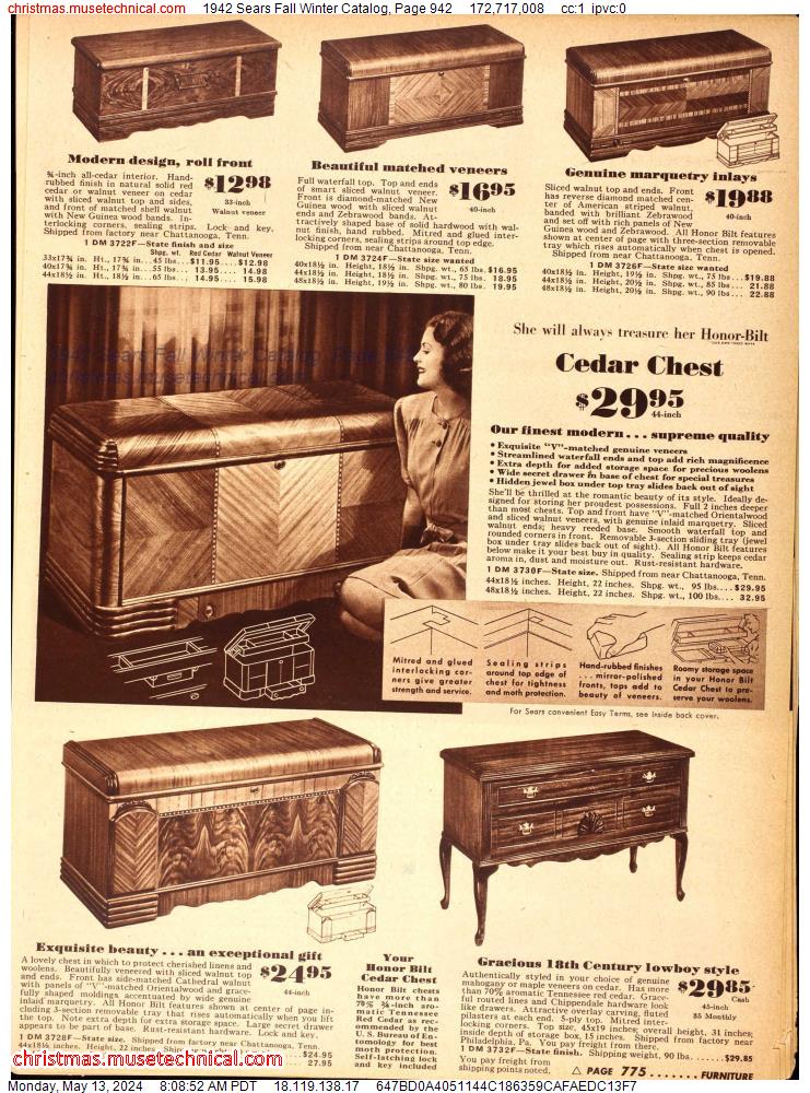 1942 Sears Fall Winter Catalog, Page 942