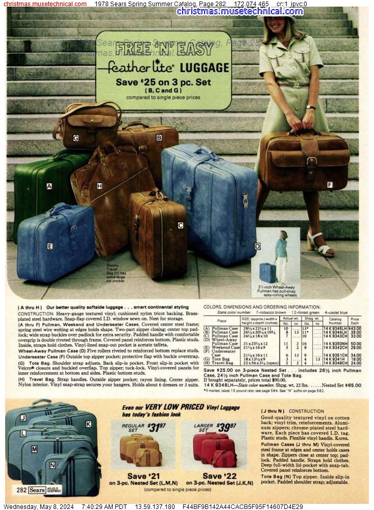 1978 Sears Spring Summer Catalog, Page 282
