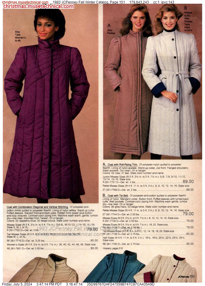 1983 JCPenney Fall Winter Catalog, Page 151