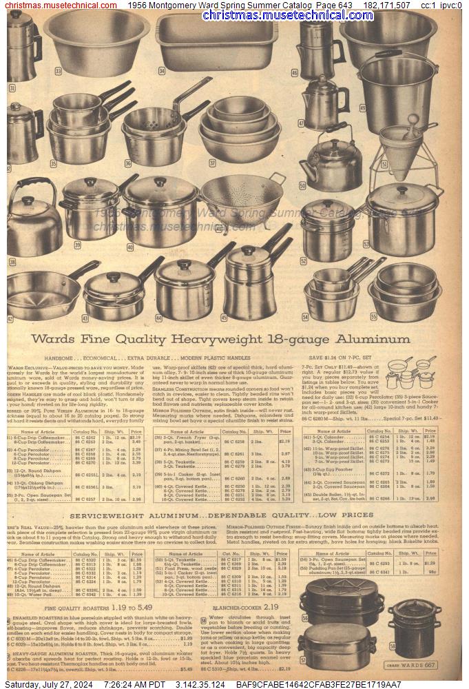 1956 Montgomery Ward Spring Summer Catalog, Page 643