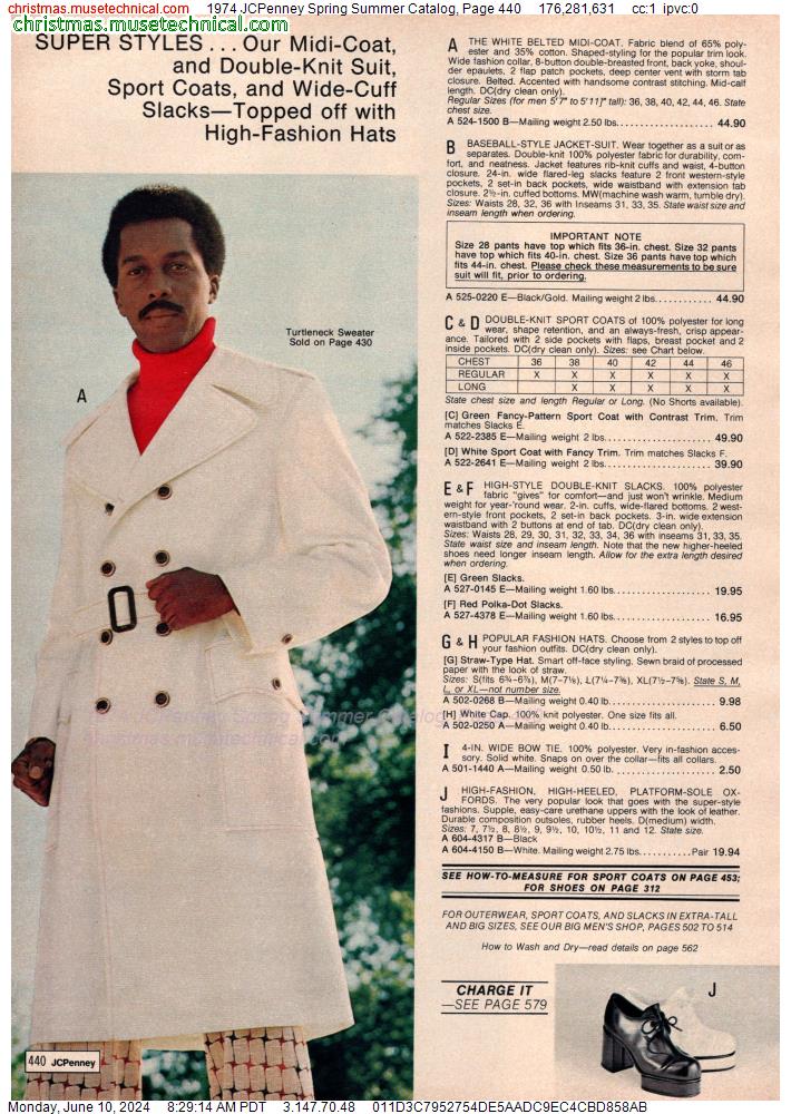 1974 JCPenney Spring Summer Catalog, Page 440