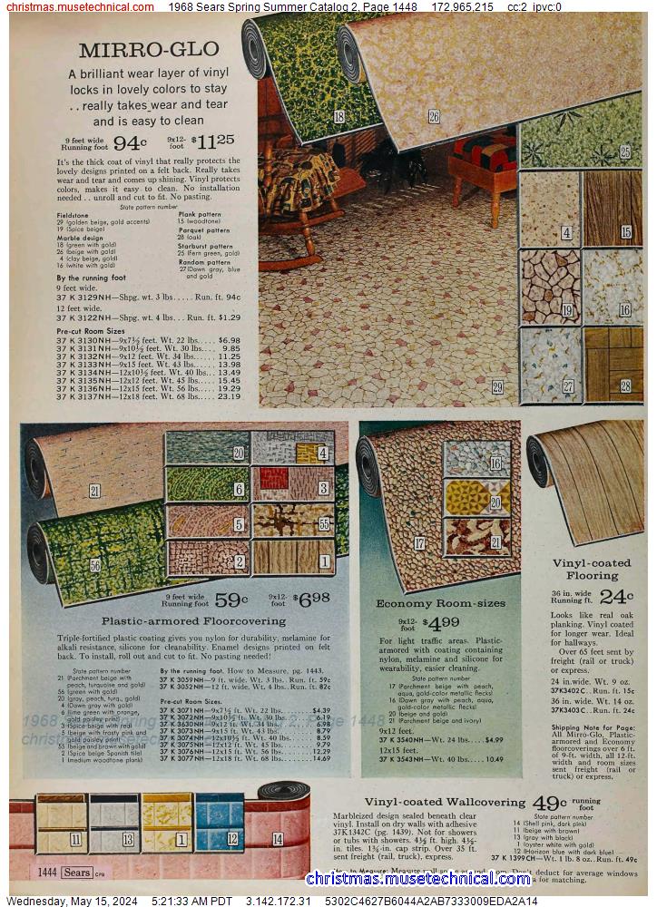1968 Sears Spring Summer Catalog 2, Page 1448