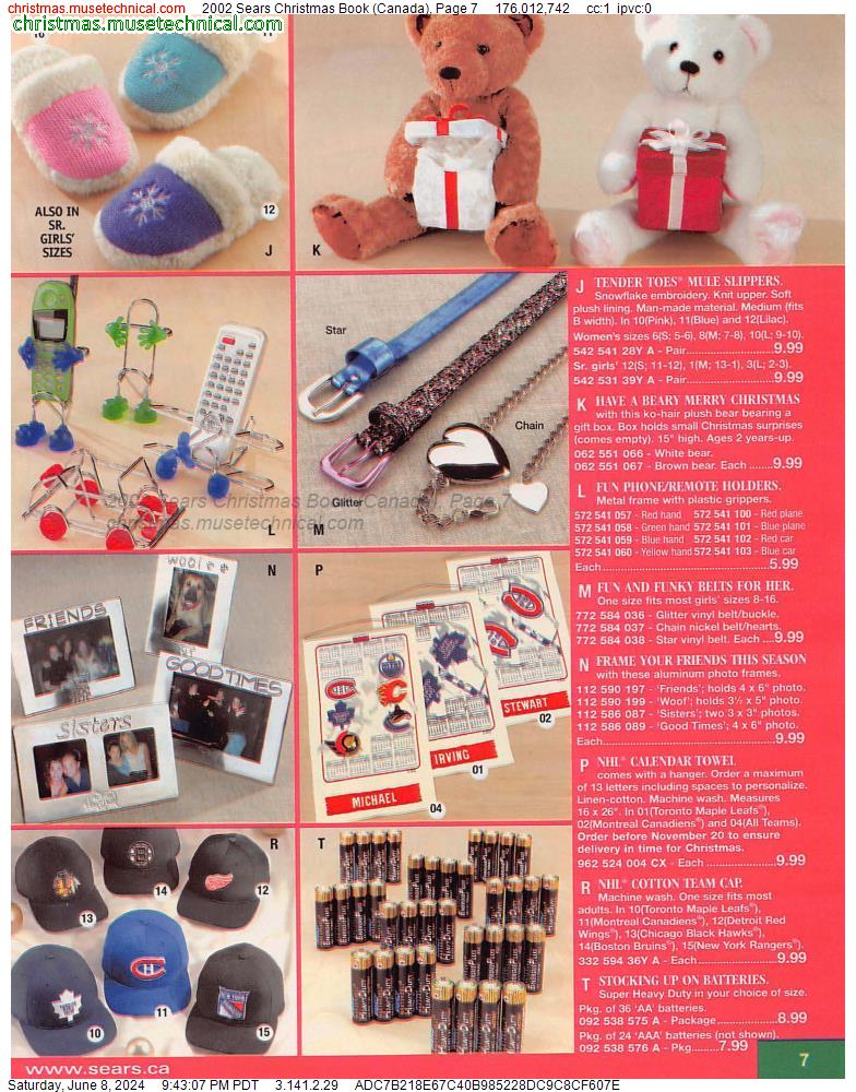 2002 Sears Christmas Book (Canada), Page 7