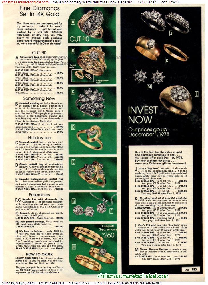 1978 Montgomery Ward Christmas Book, Page 185