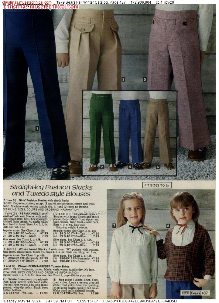 1979 Sears Fall Winter Catalog, Page 437 - Catalogs & Wishbooks