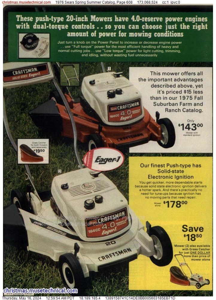 1976 Sears Spring Summer Catalog, Page 608