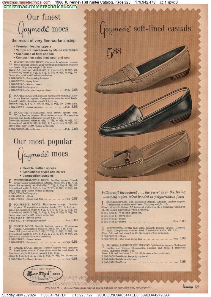 1966 JCPenney Fall Winter Catalog, Page 325