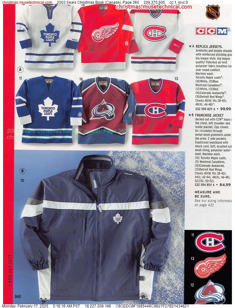 2003 Sears Christmas Book (Canada), Page 360