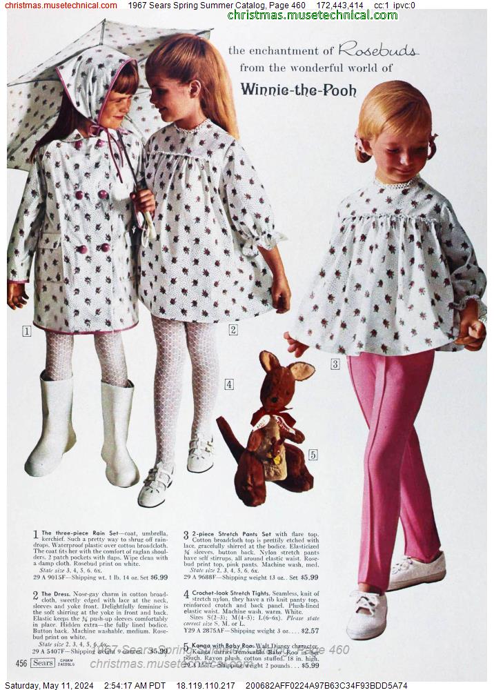 1967 Sears Spring Summer Catalog, Page 460