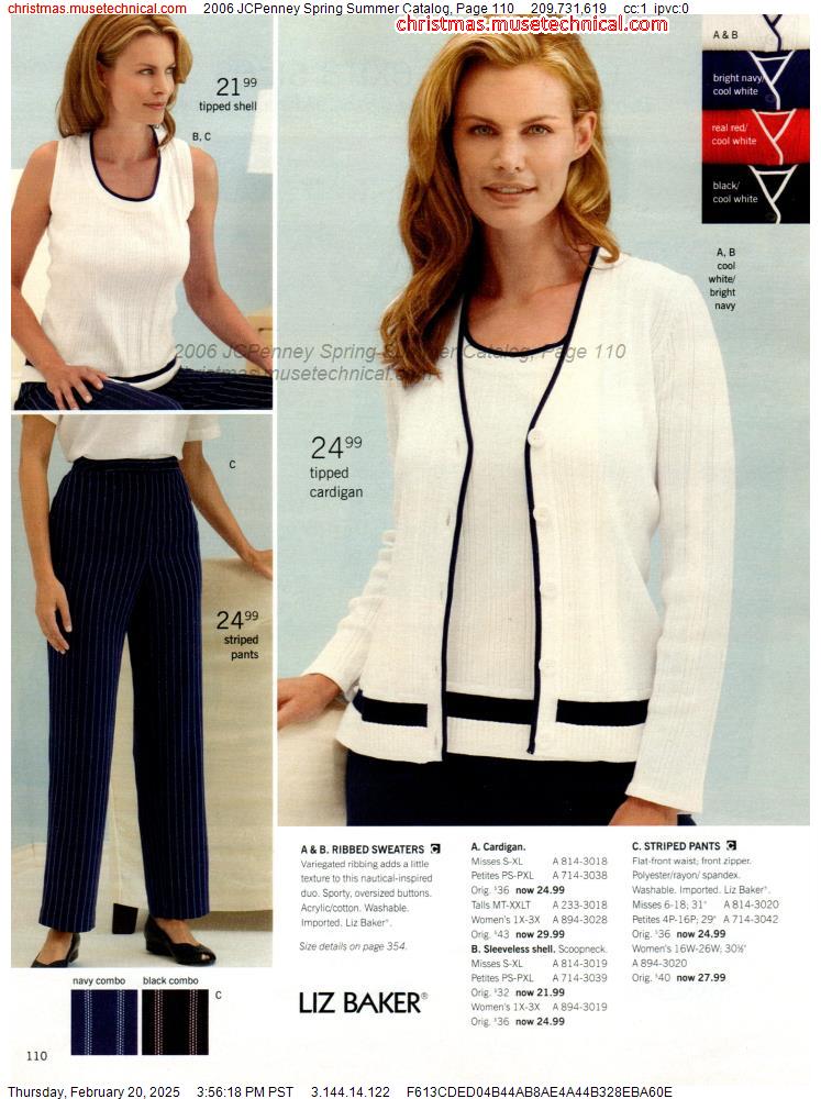 2006 JCPenney Spring Summer Catalog, Page 110