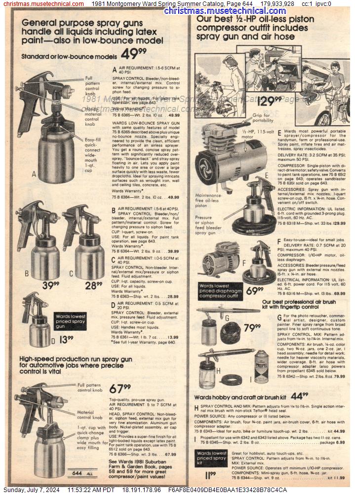 1981 Montgomery Ward Spring Summer Catalog, Page 644