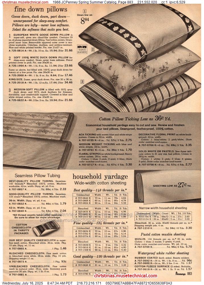 1966 JCPenney Spring Summer Catalog, Page 883