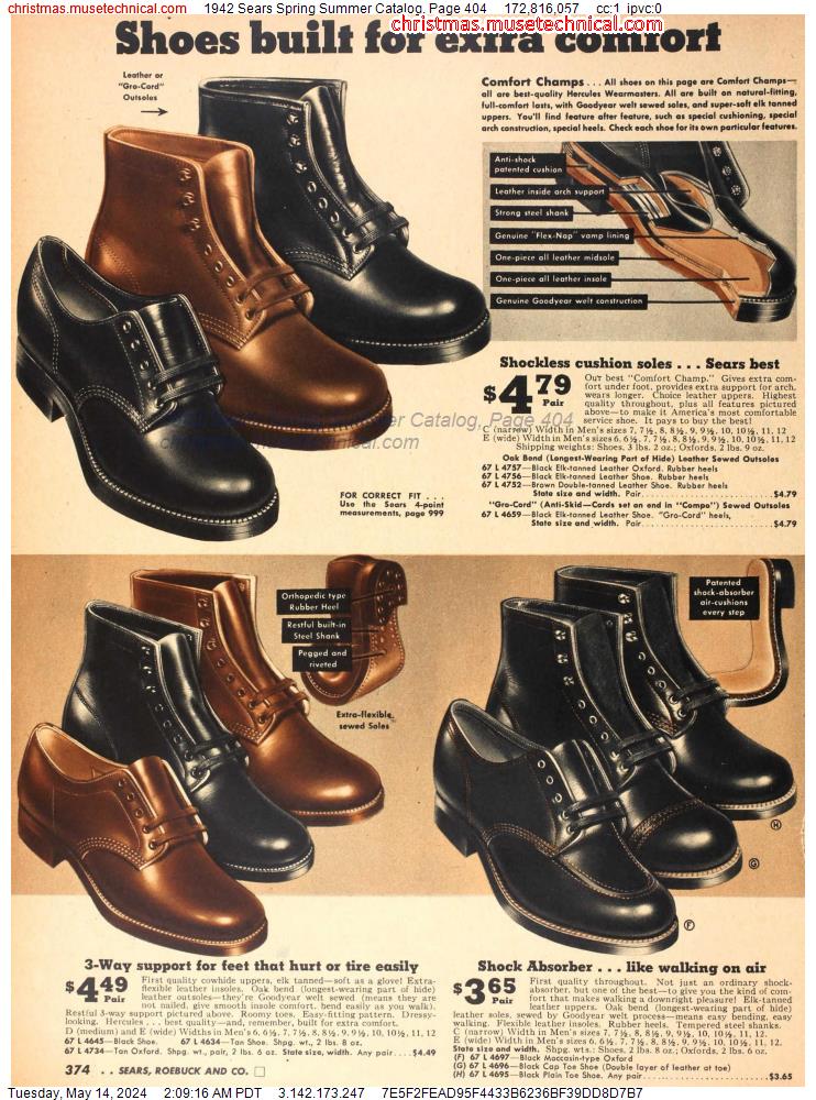 1942 Sears Spring Summer Catalog, Page 404