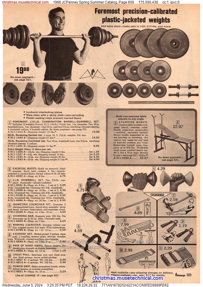 1966 JCPenney Spring Summer Catalog, Page 609